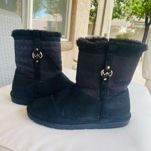 Casual black girl boots Michael Kors size 4